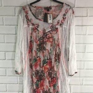 NWT Velzera Floral Free Petal Plucker Dress